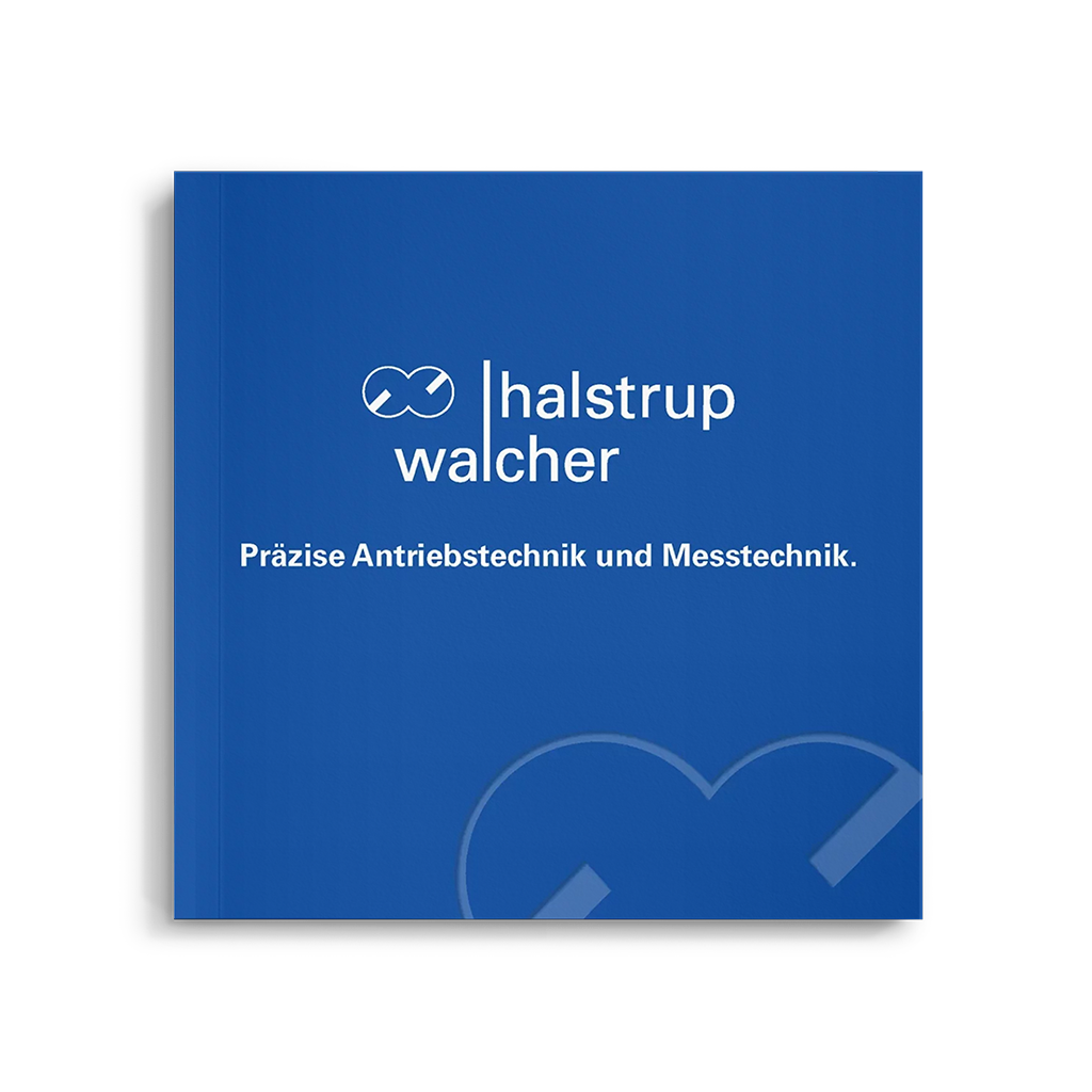 Mediengestaltung Imagebroschüre Halstrup & Walcher, Kirchzarten
