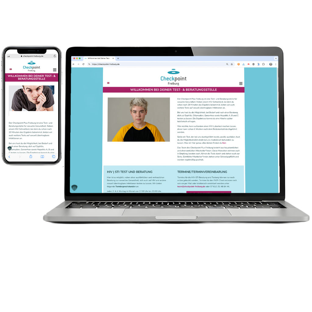 Webdesign – Checkpoint Freiburg – Webseite
