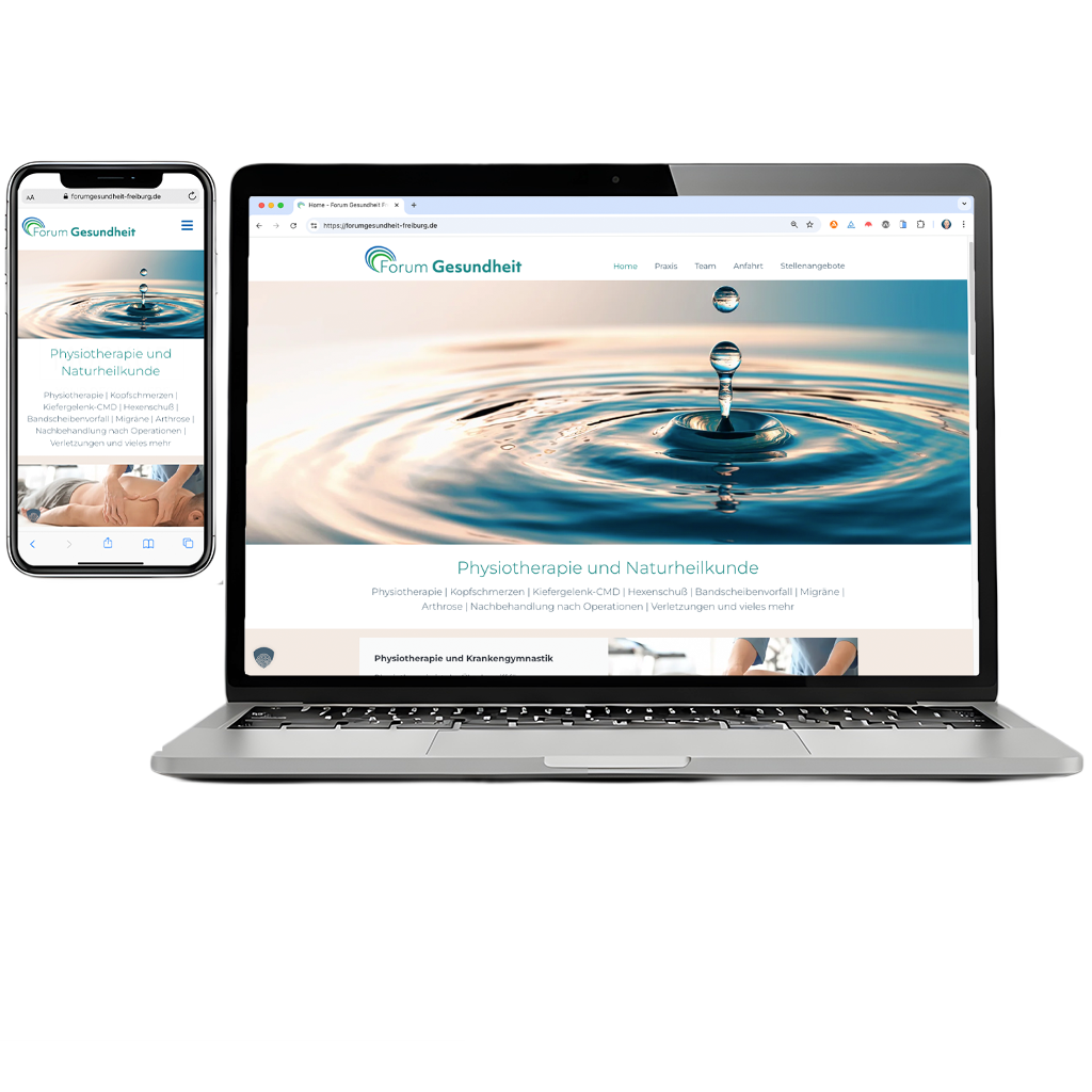 Webdesign – Forum Gesundheit – Webseite